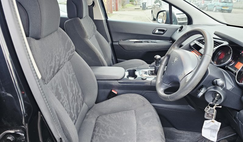 2013 Black Peugeot 3008 Active ,1.6 Petrol.5 Dr.Mot September 2026. 72k miles.FSH.1 Owner £2995    full