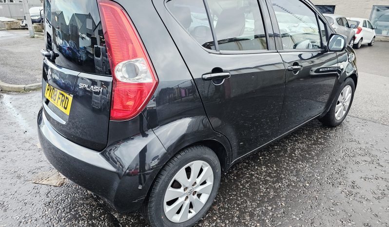 2008 Black Suzuki Splash GLS, 1.2 petrol.MOT February 2027.AC.Ulez free.2 Owner £1995 full