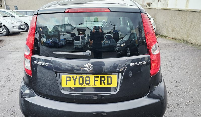 2008 Black Suzuki Splash GLS, 1.2 petrol.MOT February 2027.AC.Ulez free.2 Owner £1995 full