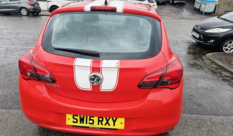 55k miles! 2015 Red Vauxhall CORSA Sting, 1.2 PETROL, MOT July 2026.3Dr. Ulez free.FSH.1 Owner £3995 full