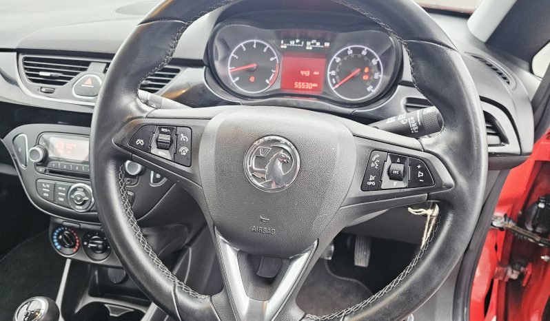 55k miles! 2015 Red Vauxhall CORSA Sting, 1.2 PETROL, MOT July 2026.3Dr. Ulez free.FSH.1 Owner £3995 full