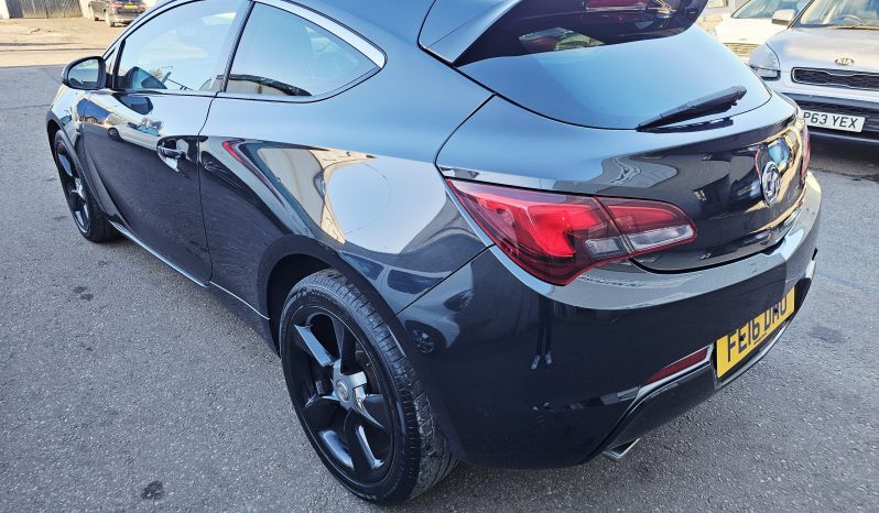 2016 Black Vauxhall Astra GTC SRI, 1.4L petrol. MOT August 2026. 3dr.Cruise Control. aux, AC.FSH.63k miles.Ulez free £4995 full