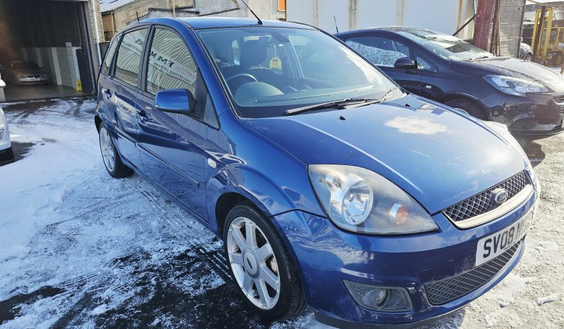 2008 Blue Ford Fiesta Zetec, 1.2 petrol. 5Dr. MOT January 2027.Low Miles.Ulez free.2 Owner £1495 full