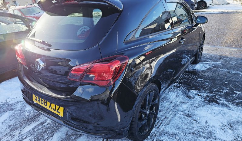 2018 Black Vauxhall CORSA SRI VX-Line NAV, 1.4 PETROL.MOT February 2027.low miles.FSH.2 Owner.Ulez free £6495 full