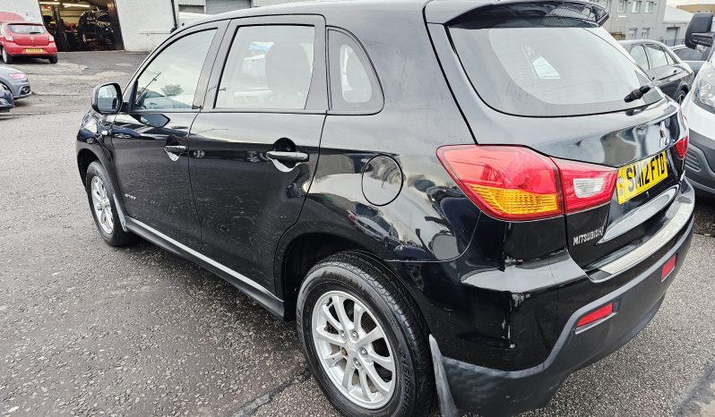 2012 Black Mitsubishi ASX Attivo Clear TEC, 1.6 Litre Petrol. MOT February 2027.Low Miles.SUV.5Dr. ULez free £4495 full