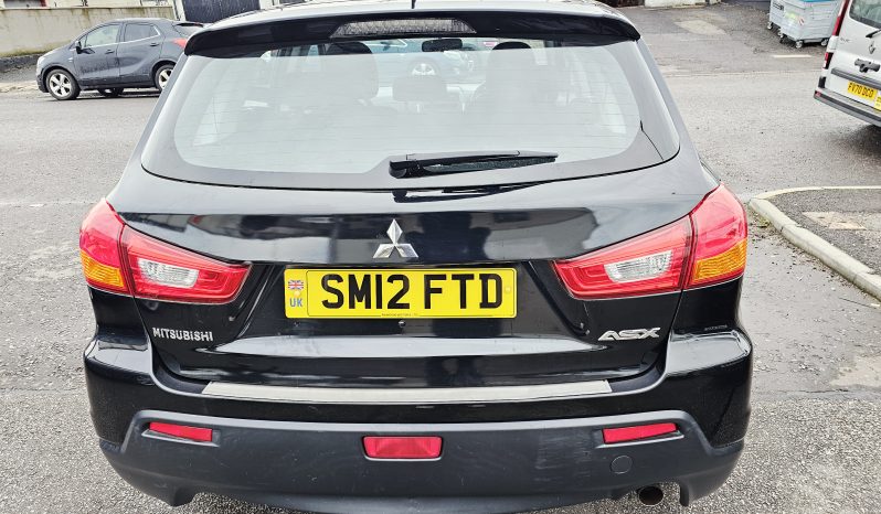2012 Black Mitsubishi ASX Attivo Clear TEC, 1.6 Litre Petrol. MOT February 2027.Low Miles.SUV.5Dr. ULez free £4495 full