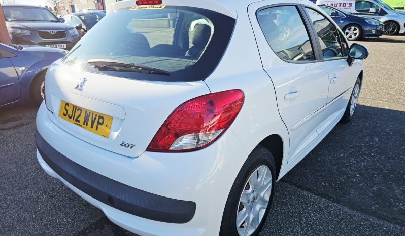 46k miles! 2012 White Peugeot 207 Active, 1.4L petrol. MOT November 2026.ulez free.2 Owner £2995 full