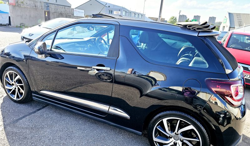 Convertible! 2014 Black Citron DS3 DSPORT +1.6 Petrol. MOT November 2026.Low miles.FSH.Ulez free £3495 full