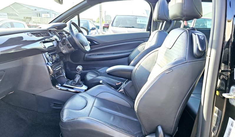 Convertible! 2014 Black Citron DS3 DSPORT +1.6 Petrol. MOT November 2026.Low miles.FSH.Ulez free £3495 full