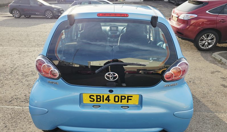 2014 Blue TOYOTA AYGO MOVE VVT-I, 1L petrol.MOT September 2026.£20 Tax.59 Miles.5Dr.SAT NAV.Ulez free £4295 full