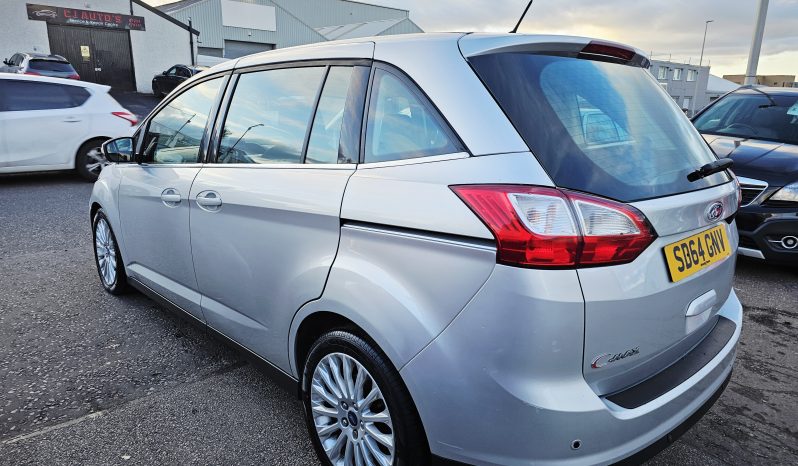 Automatic! 7 Seaters! 2014 Silver Ford Grand C-Max Titanium TDCI, 2L Diesel, .MOT February 2027.5Dr.Low Miles £4495 full