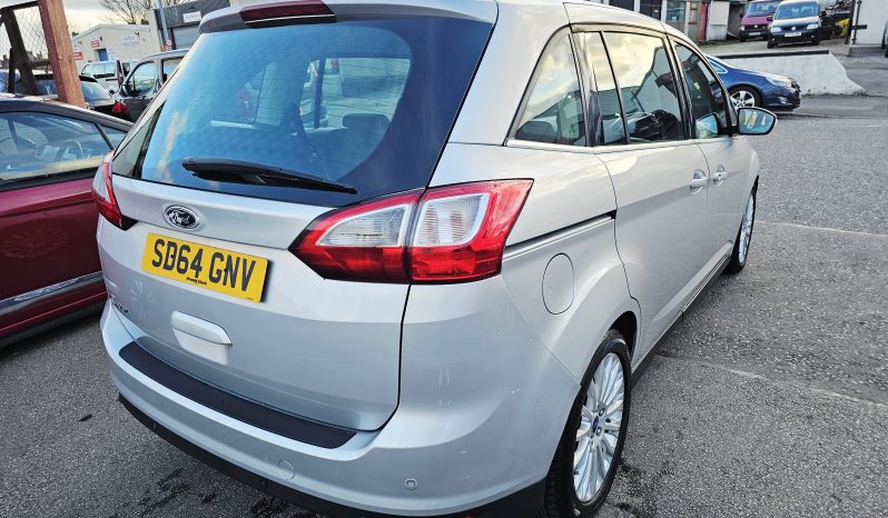 Automatic! 7 Seaters! 2014 Silver Ford Grand C-Max Titanium TDCI, 2L Diesel, .MOT February 2027.5Dr.Low Miles £4495 full