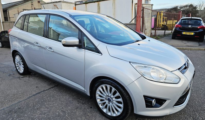Automatic! 7 Seaters! 2014 Silver Ford Grand C-Max Titanium TDCI, 2L Diesel, .MOT February 2027.5Dr.Low Miles £4495 full