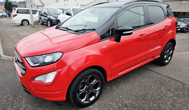 36k Miles! 2018 Red Ford Ecosport ST-Line, 1L Petrol.MOT March 2027.SUV,FSH.Ulez Free.Reverse Camera.1 Owner £8995 full