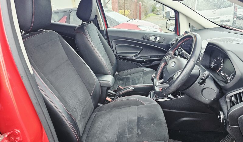 36k Miles! 2018 Red Ford Ecosport ST-Line, 1L Petrol.MOT March 2027.SUV,FSH.Ulez Free.Reverse Camera.1 Owner £8995 full