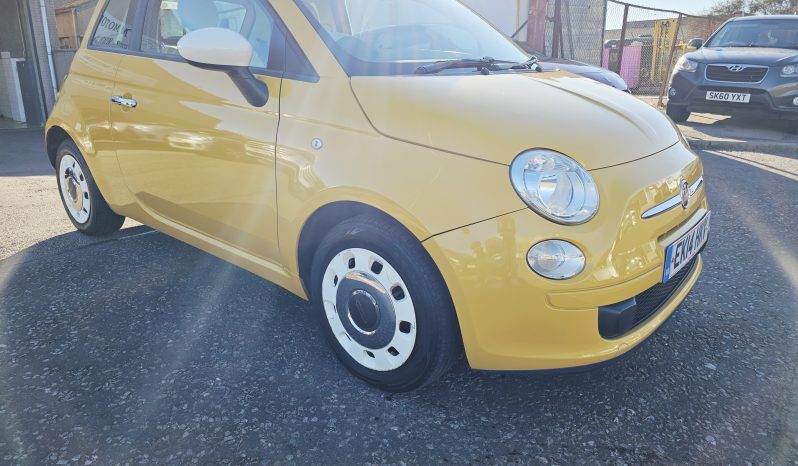 2014 Yellow Fiat 500 Colour Therapy,1.2L Petrol.MOT February 2027.£35 Tax.FSH.Ulez Free £3495    full