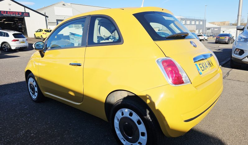 2014 Yellow Fiat 500 Colour Therapy,1.2L Petrol.MOT February 2027.£35 Tax.FSH.Ulez Free £3495    full