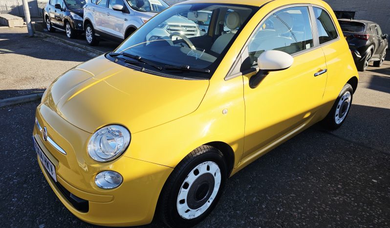 2014 Yellow Fiat 500 Colour Therapy,1.2L Petrol.MOT February 2027.£35 Tax.FSH.Ulez Free £3495    full