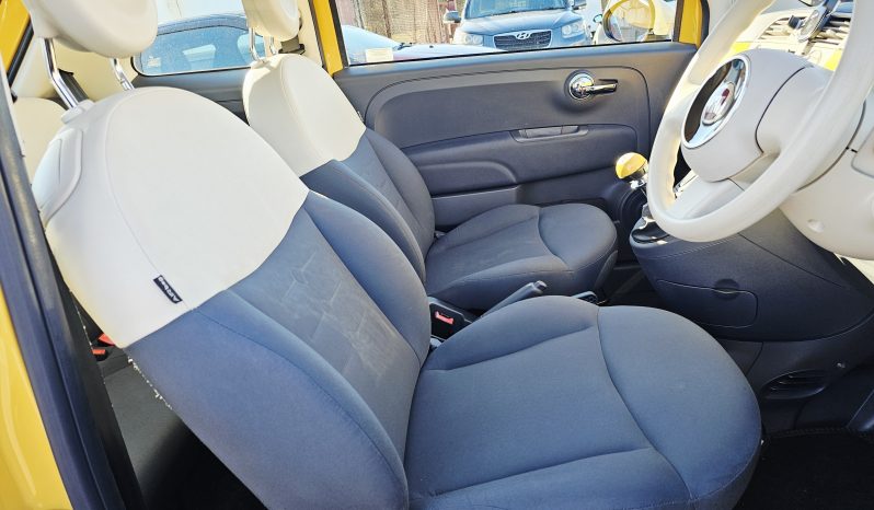 2014 Yellow Fiat 500 Colour Therapy,1.2L Petrol.MOT February 2027.£35 Tax.FSH.Ulez Free £3495    full