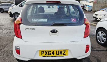 2014 White KIA PICANTO,1L Petrol.MOT August 2026.5Dr.Low miles.£20 Tax.FSH.Ulez Free £2995 full