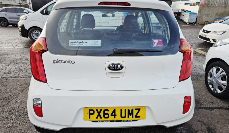 2014 White KIA PICANTO,1L Petrol.MOT August 2026.5Dr.Low miles.£20 Tax.FSH.Ulez Free £2995 full