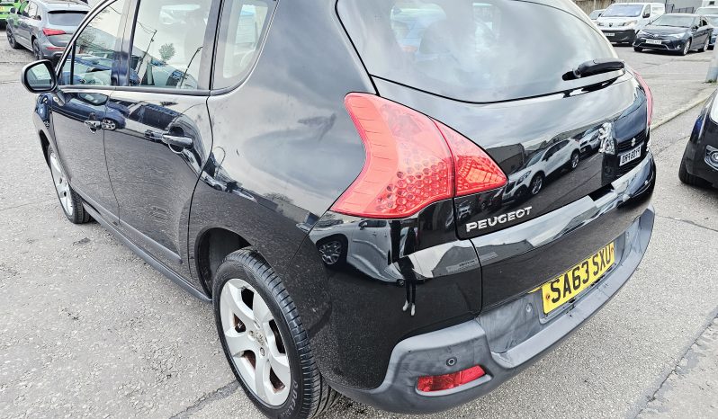  2013 Black Peugeot 3008 Active ,1.6 Petrol.5 Dr.Mot April 2027. 72k miles.FSH.1 Owner £2995 full