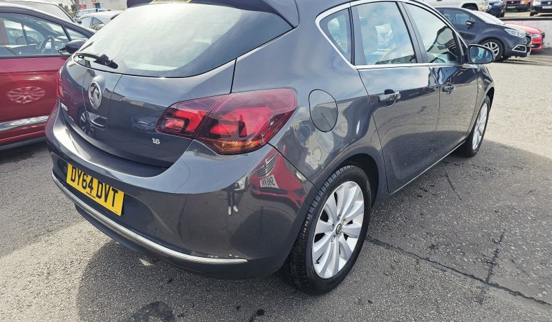 2014 Grey Vauxhall Astra Elite, 1.6L petrol. MOT February 2027. 5dr. aux. ac.FSH.Leather Seats.Ulez free £3495 full