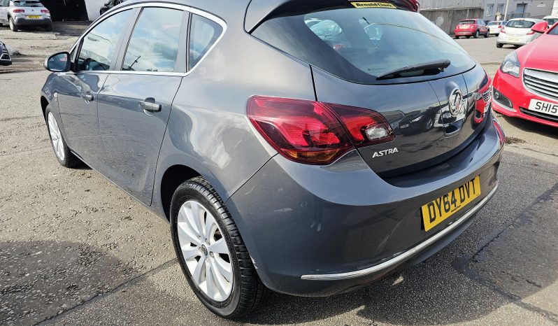2014 Grey Vauxhall Astra Elite, 1.6L petrol. MOT February 2027. 5dr. aux. ac.FSH.Leather Seats.Ulez free £3495 full
