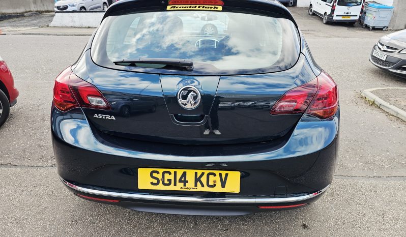 55k Miles! 2014 Green Vauxhall Astra SRI, 1.4L petrol. MOT March 2027. 5dr. aux, ac.FSH.Ulez free £4295 full