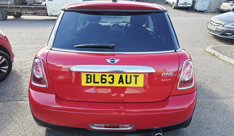 2013 Red Mini One, 1.6 petrol. 3 door. MOT September 2026.Ulez free.SH.2 Owner £3995 full