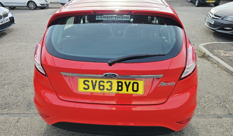 2013 Red Ford Fiesta Zetec, 1.2 petrol. 5Dr. MOT March 2027.5Dr.Low Miles. Ulez free.FSH. 2 Owner £3995 full