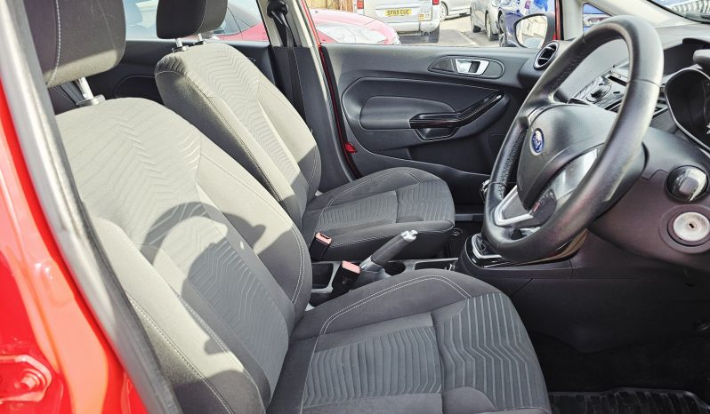 2013 Red Ford Fiesta Zetec, 1.2 petrol. 5Dr. MOT March 2027.5Dr.Low Miles. Ulez free.FSH. 2 Owner £3995 full