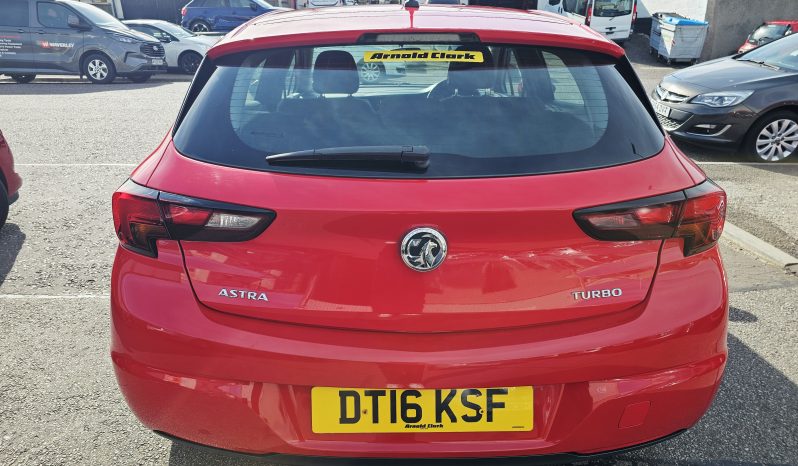 2016 Red Vauxhall Astra Design, 1.4L petrol. MOT April 2027. 5dr.aux, AC.SH.Low miles.Ulez free £4495 full