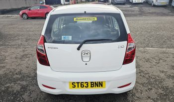 46k Miles! 2013 White Hyundai i10 Active, 1.2 L petrol, Mot Octover 2026.5dr. Aux.£20 tax. SH.Ulez free.1 Owner £3495 full