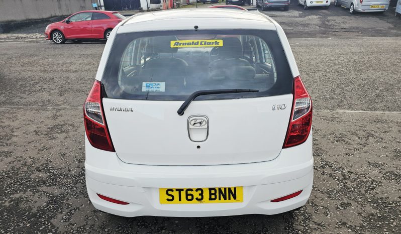 46k Miles! 2013 White Hyundai i10 Active, 1.2 L petrol, Mot Octover 2026.5dr. Aux.£20 tax. SH.Ulez free.1 Owner £3495 full