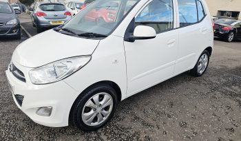 46k Miles! 2013 White Hyundai i10 Active, 1.2 L petrol, Mot Octover 2026.5dr. Aux.£20 tax. SH.Ulez free.1 Owner £3495 full