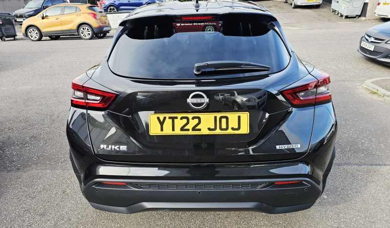 24k Miles! Automatic! 2022 Black Nissan Juke Hybrid Tekna, 1.6 Hybrid Electric ,MOT December 2026. Aux. 5Dr.FSH.Cruise Control.360 Camera.Ulez free.1 Owner £16995 full