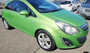 58k miles! 2012 Green Vauxhall CORSA SXi, 1.2 PETROL, MOT April 2027.3Dr.Ulez free.FSH.2 Owner £2995 full