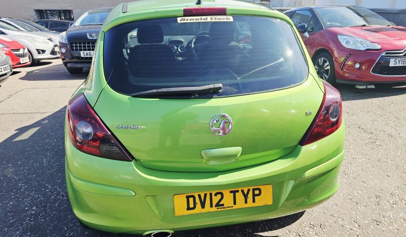 58k miles! 2012 Green Vauxhall CORSA SXi, 1.2 PETROL, MOT April 2027.3Dr.Ulez free.FSH.2 Owner £2995 full