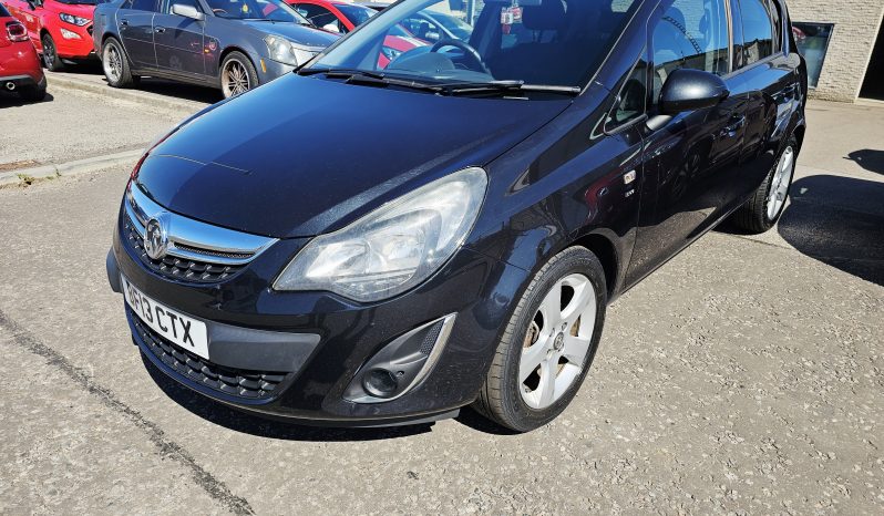 2013 Black Vauxhall Corsa SXI, 1.2L PETROL,MOT March 2027.5Dr. FSH.Ulez free £2995 full