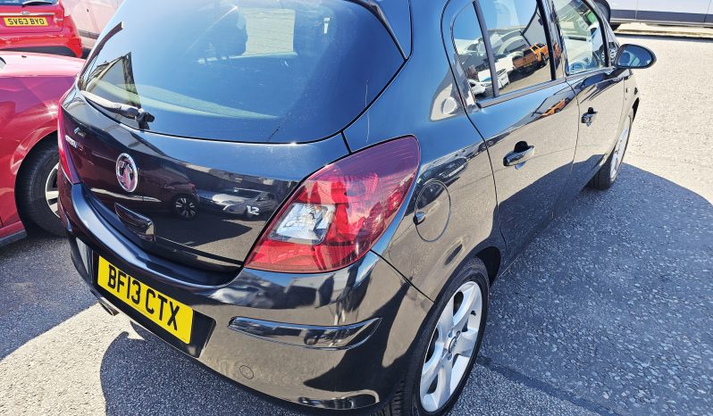 2013 Black Vauxhall Corsa SXI, 1.2L PETROL,MOT March 2027.5Dr. FSH.Ulez free £2995 full