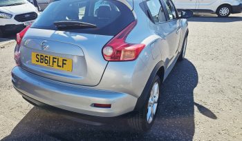 2012 Silver Nissan Juke Acenta, 1.6L Petrol,MOT February 2027. Aux. 5Dr.FSH.63k Miles.Cruise Control.Ulez free.2 Owner £3995 full