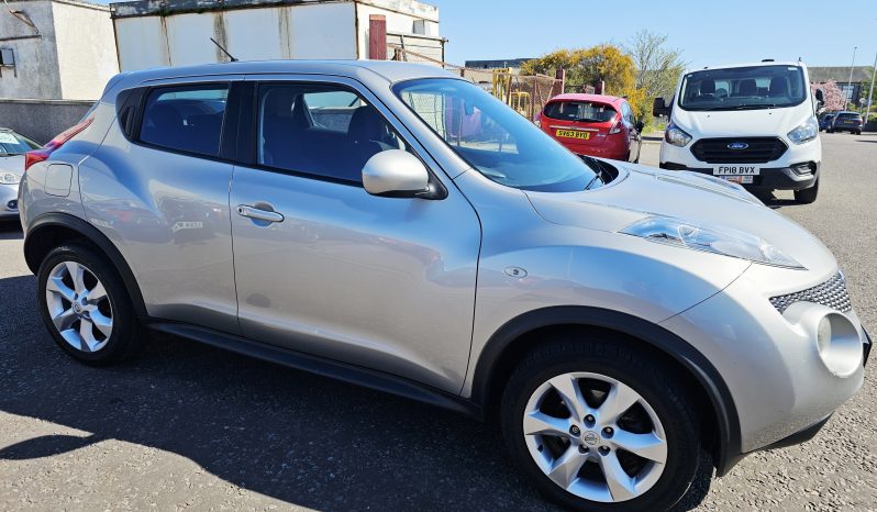 2012 Silver Nissan Juke Acenta, 1.6L Petrol,MOT February 2027. Aux. 5Dr.FSH.63k Miles.Cruise Control.Ulez free.2 Owner £3995 full