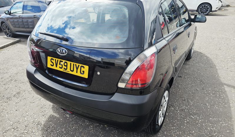 2009 Black KIA RIO,1.4L Petrol.MOT October 2026.Ulez Free.63K miles.5Dr.FSH.2 Owner £1995 full