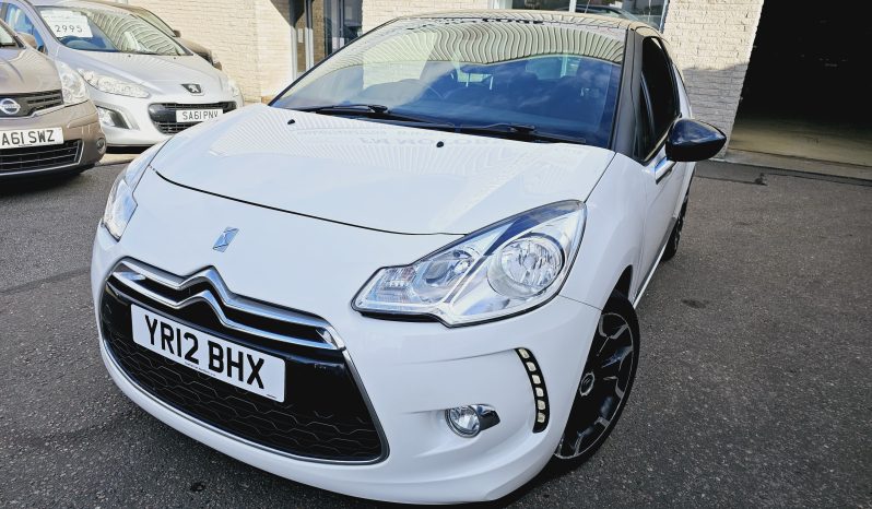 2012 White Citron DS3 DSTYLE , 1.6L Petrol, MOT April 2027.Low miles.Ulez free £1995 full