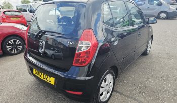 2012 Black Hyundai i10 Active, 1.2 L petrol, Mot May 2027. 5dr. Aux.£20 tax. FSH.Ulez free £2495 full