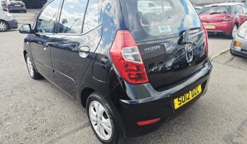2012 Black Hyundai i10 Active, 1.2 L petrol, Mot May 2027. 5dr. Aux.£20 tax. FSH.Ulez free £2495 full
