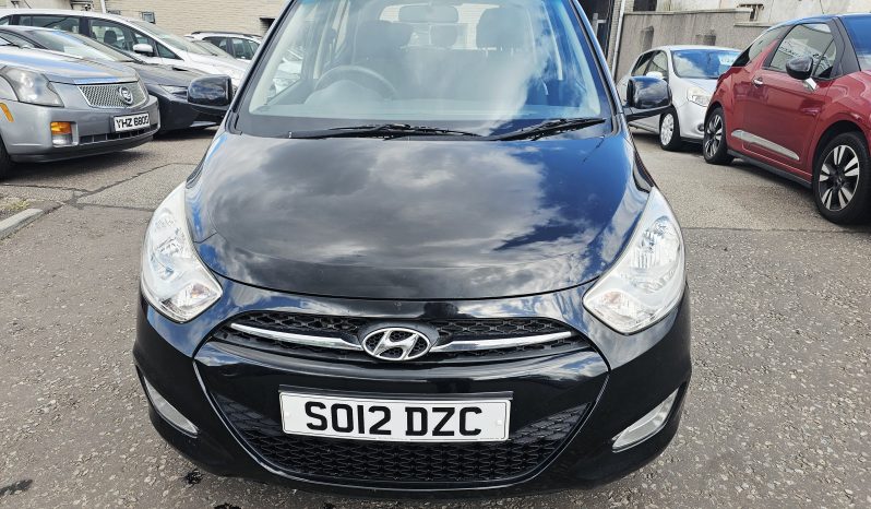 2012 Black Hyundai i10 Active, 1.2 L petrol, Mot May 2027. 5dr. Aux.£20 tax. FSH.Ulez free £2495 full