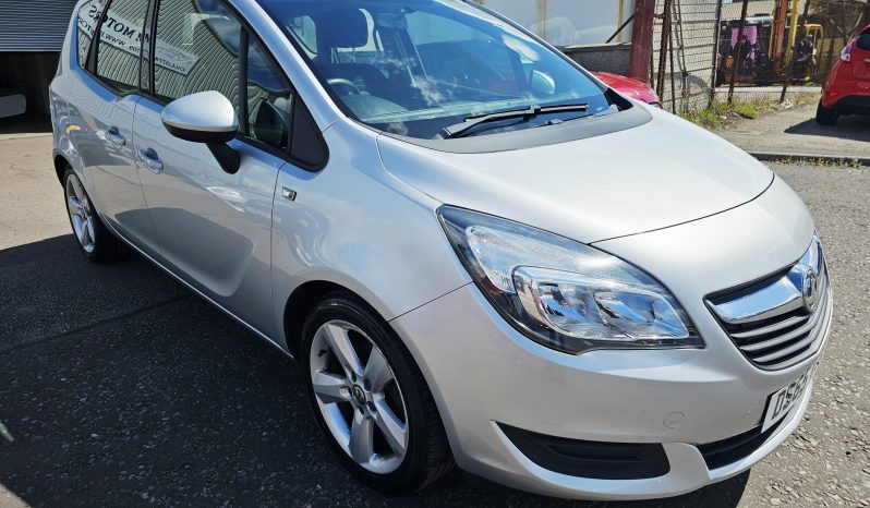 53k Miles! 2015 Silver Vauxhall Meriva Exclusiv, 1.4L Petrol. MOT February 2027.5Dr.Ulez free.2 Owner £4195 full