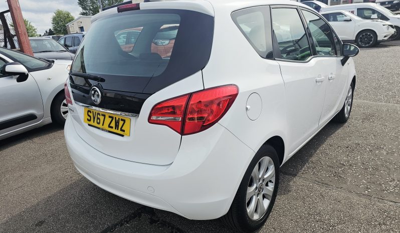2017 White Vauxhall Meriva Life,1.4L Petrol, MOT June 2027.MPV.69k Miles.5Dr.FSH.Ulez free.2 Owner £3995 full